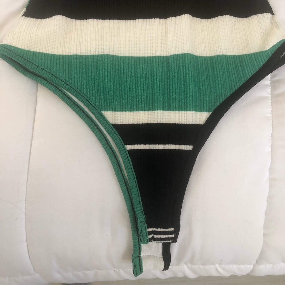 NEW Striped Bodysuit - Picture 3 of 3